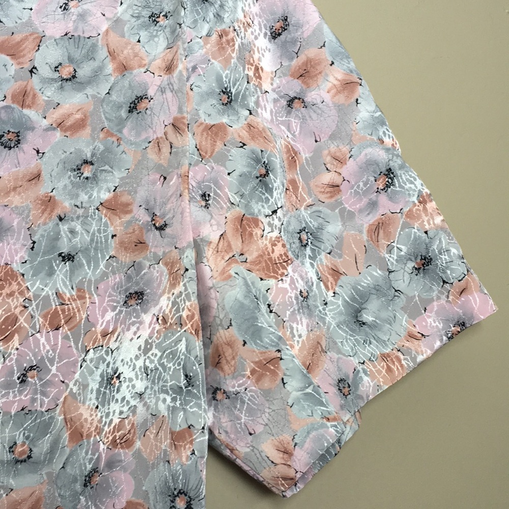 Vintage Floral Dress w/ pockets. custom made, handmade - Picture 3 of 10